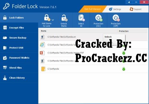 Folder Lock Crack + License Key 2024