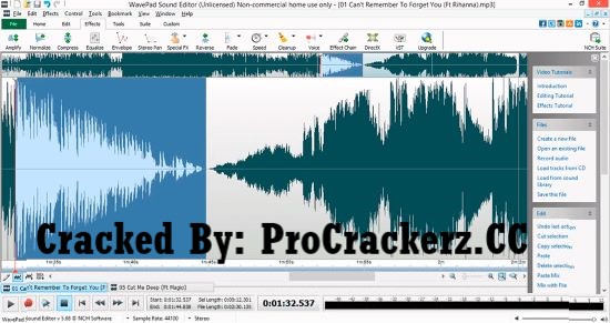 WavePad Sound Editor Cracked Registration Code 2024